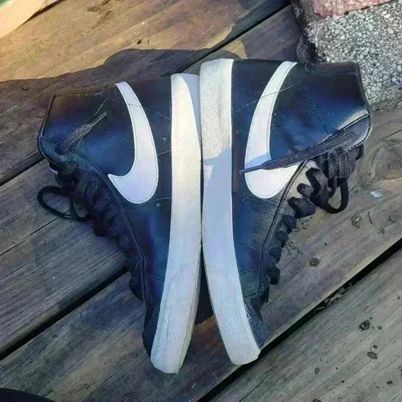 Nike Blazer Mid '77 Vintage BQ6806-002 Black Sail Size 8 2021 Retro Men's Shoes - Picture 7 of 14